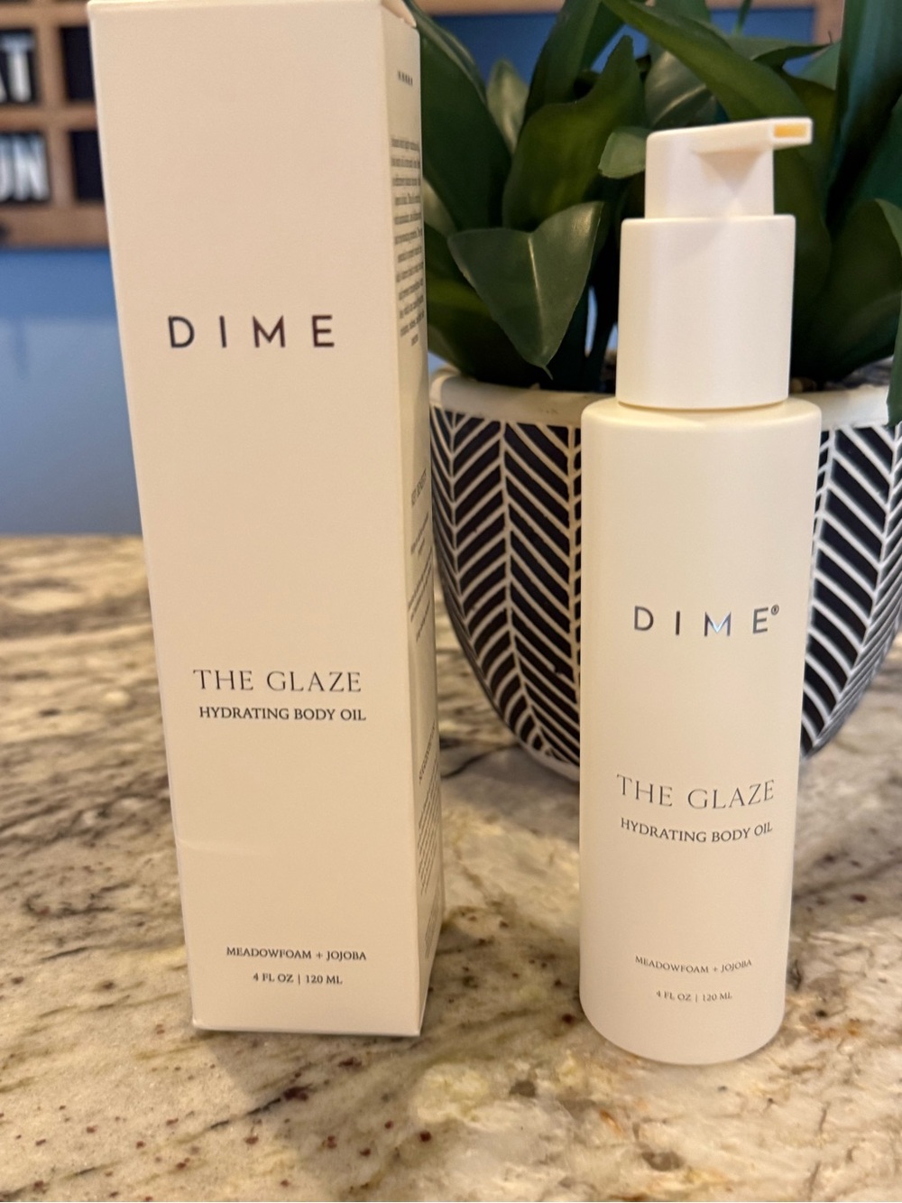 DIME Beauty The Glaze Hydrating Body Oil Meadowfoam Jojoba 4 oz. NEW